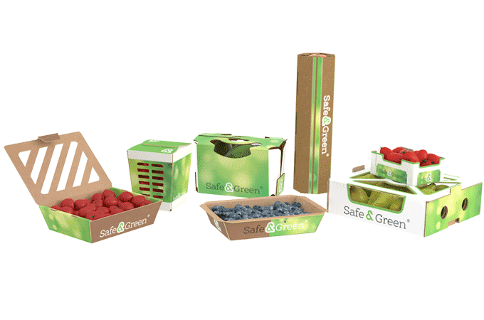 Cestos biodegradáveis, Cestos de frutas e vegetais