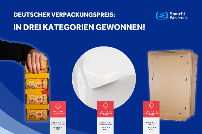 Smurfit Westrock in drei Kategorien mit dem Deutschen Verpackungspreis ausgezeichnet