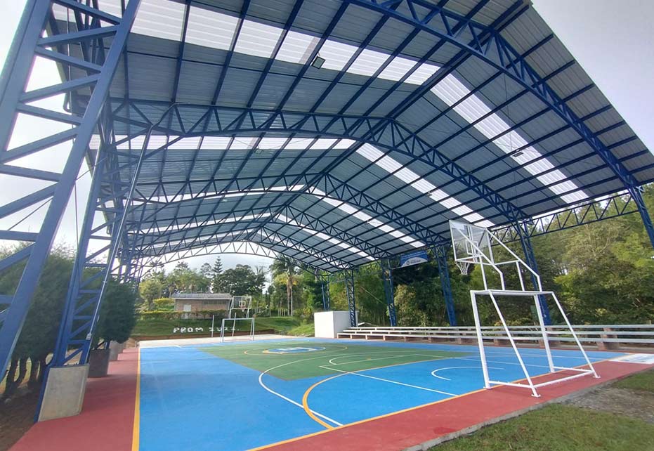 Fundación Mundo Mujer inaugura Polideportivo en el Instituto Técnico Agropecuario y Forestal de Cajibío