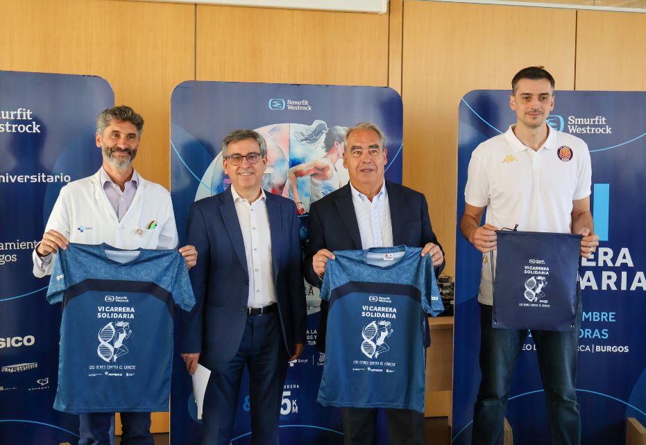 Smurfit Westrock destinará el 100% de los fondos de su VI Carrera Solidaria a un proyecto pionero de investigación genética del cáncer en Burgos