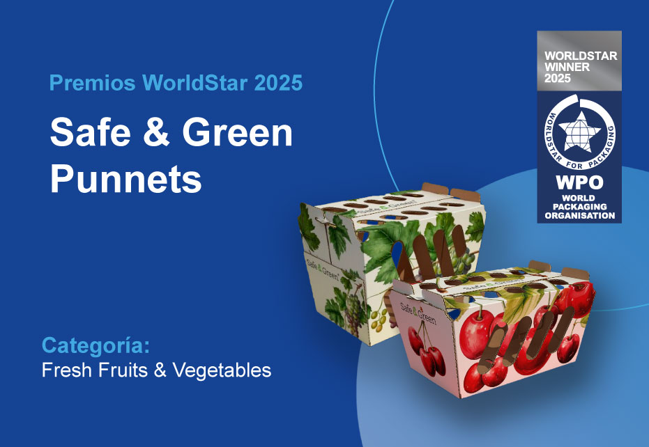 Smurfit Westrock premiada en los WorldStar Awards con su innovadora solución  punnets Safe&Green