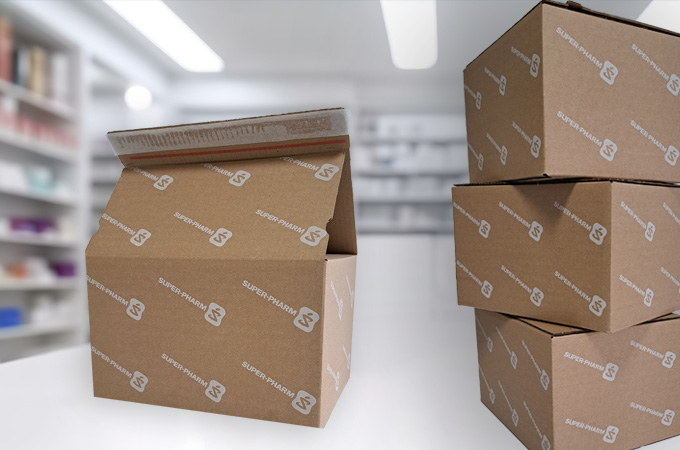 Reducing cardboard usage by 20% with a new e-commerce solution for Super-Pharm