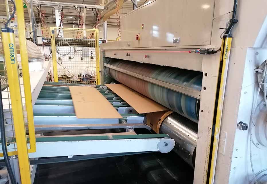 produzione di arredamento in cartone presso Smurfit Kappa Mantova