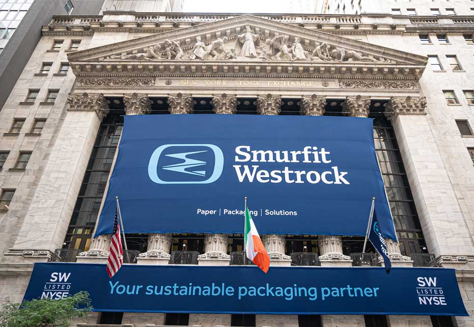 Nasce Smurfit Westrock, leader mondiale del packaging a base carta e debutta a New York e Londra