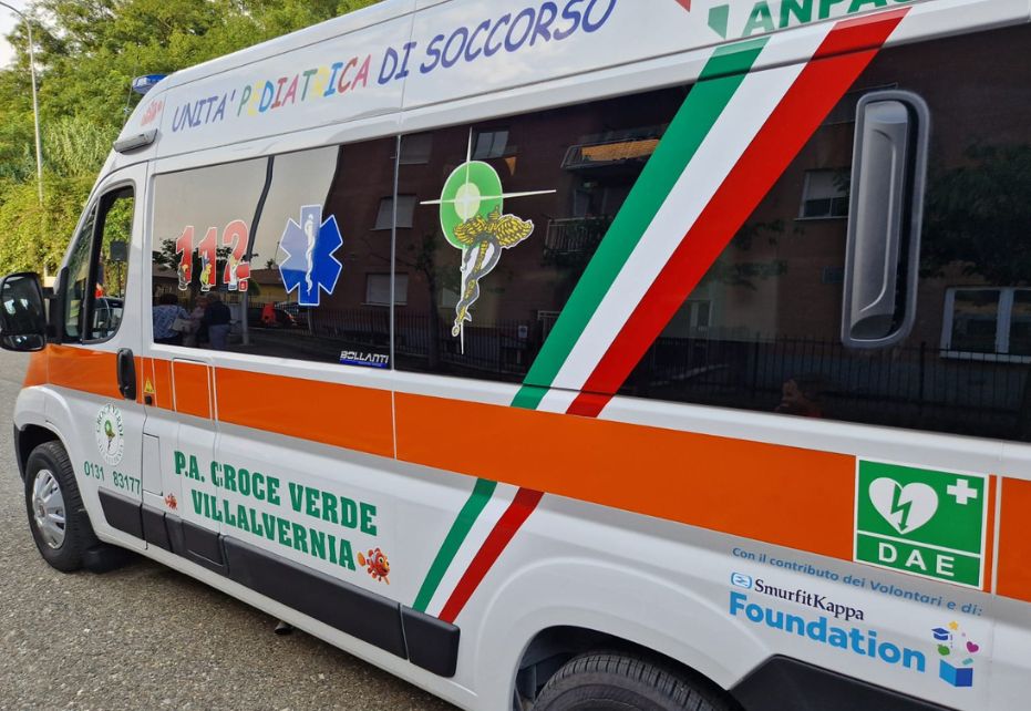 Un’ambulanza pediatrica per il Basso Piemonte