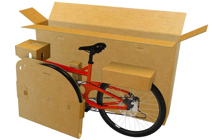 Förpackning för cykel, cykelförpackningar