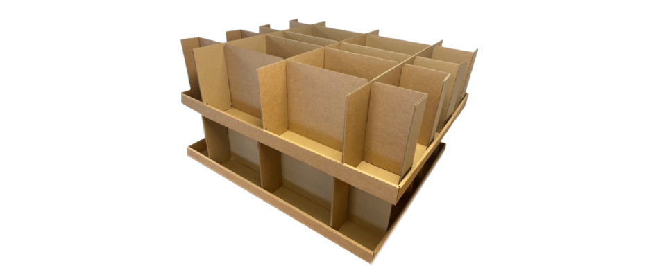 Cardboard dividers design example