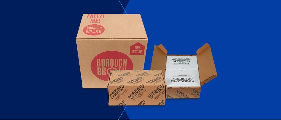 Insulated packaging boxes