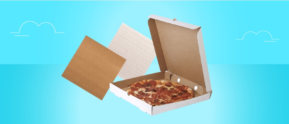 Wave flue pizza liners