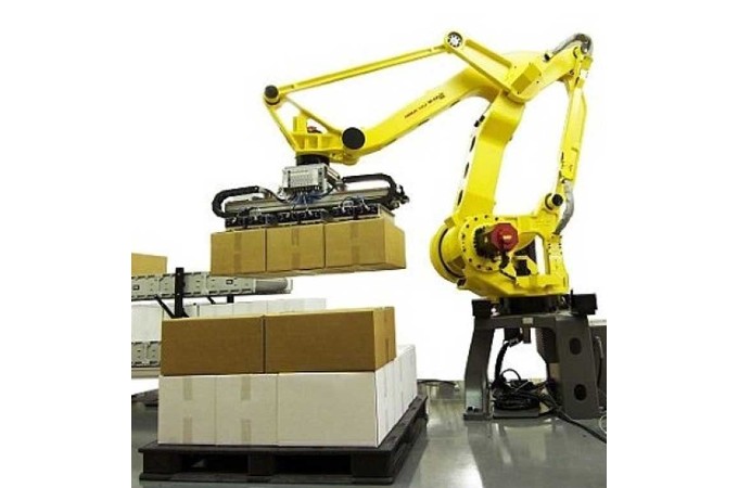 Robotic packaging machine