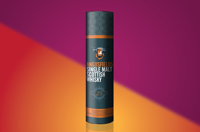 Whisky cardboard tube packaging