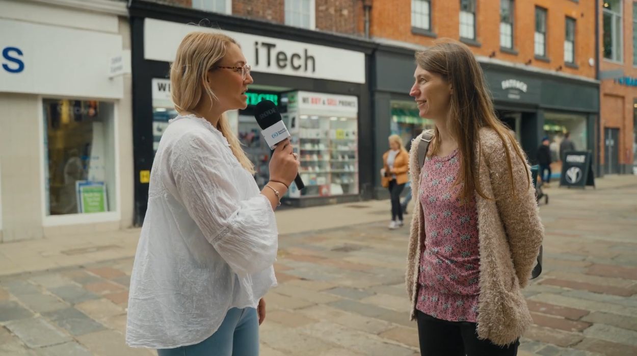 Health wellness packaging street interviews