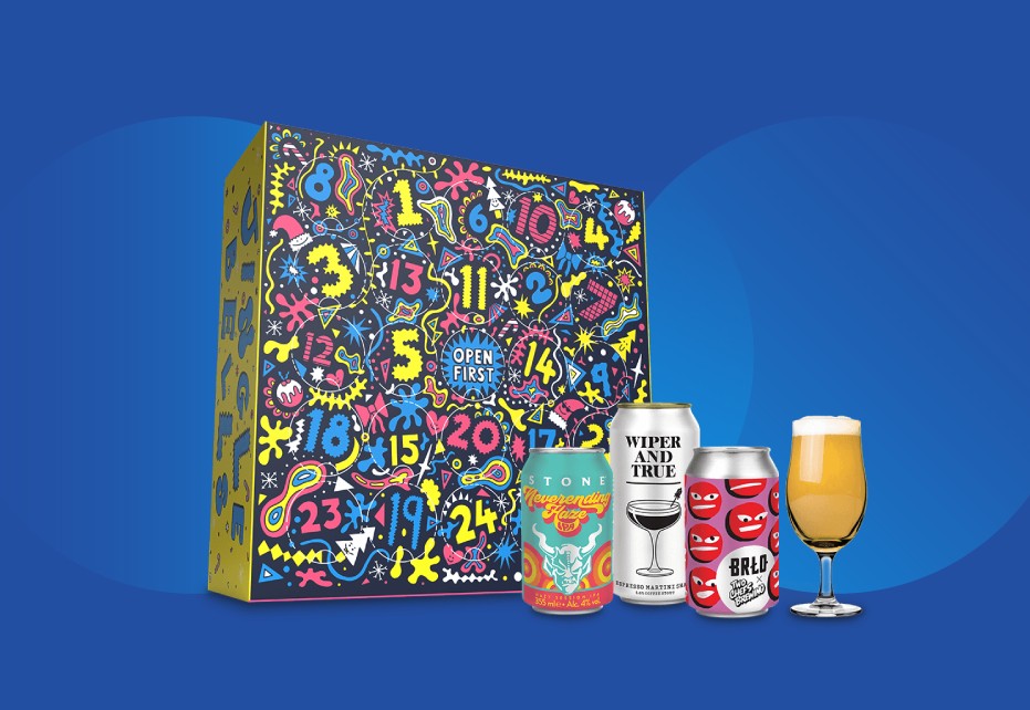 Beer52's advent calendar packaging