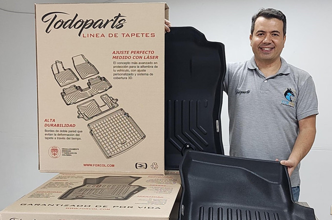 Discover how we eradicated the need for single use plastic with a corrugated box for Foxcol's car mats